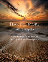 Fear No More SATB choral sheet music cover